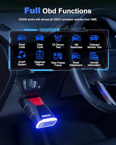 GOOLOO Arrancador de bateria de salto A7 con compresor de aire y herramienta de diagnóstico de escáner GOOLOO DEEPSCAN DS200 OBD2