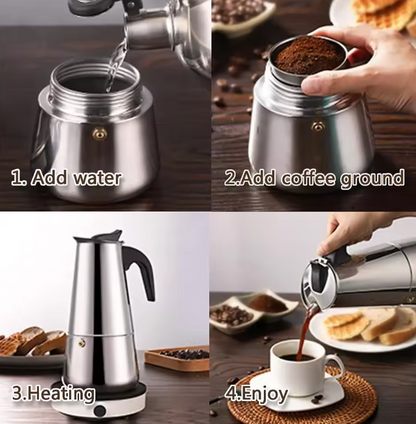 CAFETERA ITALIANA MOKA ESPRESSO 9 TAZAS