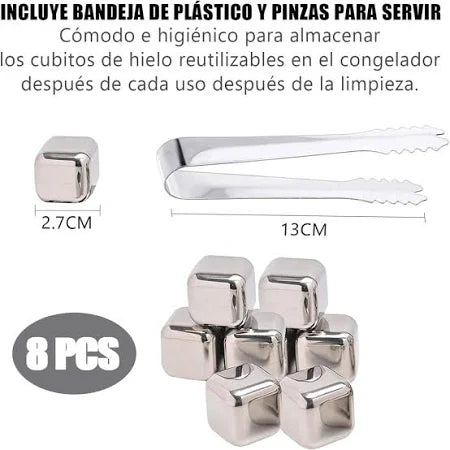 SET DE CUBOS DE HIELO *8 UND