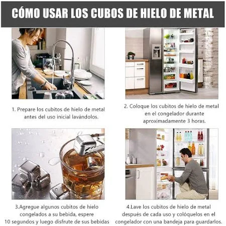 SET DE CUBOS DE HIELO *8 UND