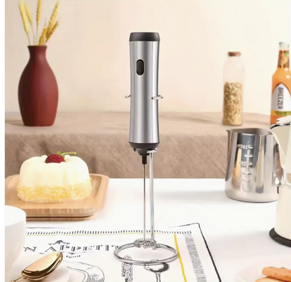 ESPUMADOR PARA BEBIDAS PLATEADO