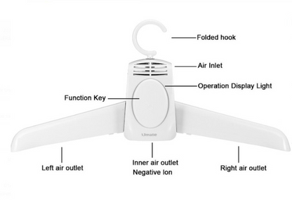 Gancho Secador De Ropa Portatil