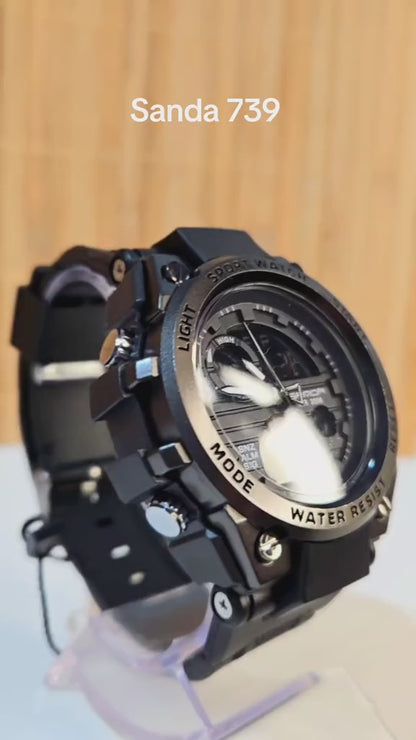 Reloj original Sanda 739 sumergible