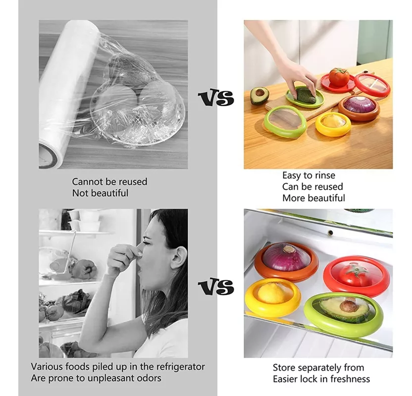 Juego De Recipientes De Almac. x 4 Piezas